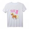 Pony 8 Jahre alt Pferd Ich Bin Schon 8 Mädchen T-Shirt – Perfektes Geburtstagsgeschenk für Pferdeliebende Mädchen