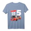 Kinder Feuerwehrauto 5. Geburtstag Junge Feuerwehrmann T-Shirt – Perfektes Geschenk für den fünften Geburtstag & Feuerwehr-Fans