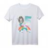 Kinder 5. Geburtstag Meerjungfrau Nixe Mädchen T-Shirt – Süßes Geburtstagsgeschenk mit Prinzessin & Sternen, klassisch geschnitten