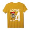 Kinder 4 Jahre alt Geburtstag Junge Pirat Totenkopf Party T-Shirt – Lustiges Geburtstagsgeschenk für kleine Piraten