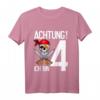 Kinder 4 Jahre alt Geburtstag Junge Pirat Totenkopf Party T-Shirt – Lustiges Geburtstagsgeschenk für kleine Piraten