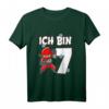 Kinder Ninja Kostüm zum 7. Geburtstag - Rotes Ninja T-Shirt für Jungen, ideales Geschenk für 7-Jährige