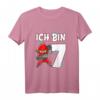 Kinder Ninja Kostüm zum 7. Geburtstag - Rotes Ninja T-Shirt für Jungen, ideales Geschenk für 7-Jährige