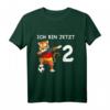 Kinder 2. Geburtstag Fußball Deutschland - Tiger T-Shirt für Jungen & Mädchen, perfekt als Geburtstagsgeschenk und zum Tragen im Kindergarten