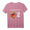 Kinder 2. Geburtstag Fußball Deutschland - Tiger T-Shirt für Jungen & Mädchen, perfekt als Geburtstagsgeschenk und zum Tragen im Kindergarten