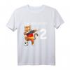 Kinder 2. Geburtstag Fußball Deutschland - Tiger T-Shirt für Jungen & Mädchen, perfekt als Geburtstagsgeschenk und zum Tragen im Kindergarten