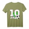 Kinder 10. Geburtstag Junge Fußball T-Shirt – Cooles Geburtstagsoutfit für kleine Fußball-Fans und Party m Motto