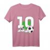 Kinder 10. Geburtstag Junge Fußball T-Shirt – Cooles Geburtstagsoutfit für kleine Fußball-Fans und Party m Motto