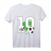 Kinder 10. Geburtstag Junge Fußball T-Shirt – Cooles Geburtstagsoutfit für kleine Fußball-Fans und Party m Motto