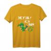Kinder Ninja T-Shirt zum 6. Geburtstag - Grünes Motiv mit 'Heyja Ich bin 6' für Jungen und Mädchen, ideal für Party & Alltag
