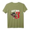 Kinder Ninja T-Shirt zum 3. Geburtstag – Lustiges Geburtstagsgeschenk für Jungen, 'Ich Bin Drei Jahre Alt'