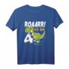 Kinder 4. Geburtstag Dinosaurier T-Shirt – Lustiges Dino Geschenk für Jungen zum 4. Geburtstag & Geburtstagsparty