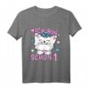 Kinder Ich bin schon 1 Jahr alt Mädchen Geburtstags-Outfit mit Katze - Niedliches T-Shirt für die Geburtstagsfeier, Kita & Kindergarten