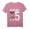Kinder 5 Jahre alt Geburtstag Junge Pirat Party T-Shirt - Lustiges Geschenk zum 5. Geburtstag für Jungen mit Piratenmotiv