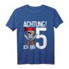 Kinder 5 Jahre alt Geburtstag Junge Pirat Party T-Shirt - Lustiges Geschenk zum 5. Geburtstag für Jungen mit Piratenmotiv
