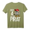 Kinder 4 Jahre alt Geburtstag Junge Pirat Party T-Shirt - Lustiges Geburtstagsgeschenk für kleine Piraten