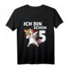 Ich bin schon fünf Einhorn Dab - Geburtstags T-Shirt für 5-Jährige Kinder, Jungen und Mädchen, ideales Geschenk zum fünften Geburtstag
