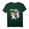 Ich bin schon fünf Einhorn Dab - Geburtstags T-Shirt für 5-Jährige Kinder, Jungen und Mädchen, ideales Geschenk zum fünften Geburtstag