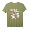 Ich bin schon fünf Einhorn Dab - Geburtstags T-Shirt für 5-Jährige Kinder, Jungen und Mädchen, ideales Geschenk zum fünften Geburtstag