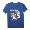 Ich bin schon fünf Einhorn Dab - Geburtstags T-Shirt für 5-Jährige Kinder, Jungen und Mädchen, ideales Geschenk zum fünften Geburtstag