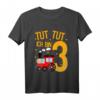 Kinder 3. Geburtstag T-Shirt mit Zugmotiv - Lustiges Geschenk für dreijährige Jungen und Mädchen, Eisenbahn Liebhaber