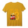 Kinder 3. Geburtstag T-Shirt mit Zugmotiv - Lustiges Geschenk für dreijährige Jungen und Mädchen, Eisenbahn Liebhaber