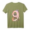 Kinder 9. Geburtstag Mädchen Katzen Outfit - Süßes Geburtstags T-Shirt für Katzenliebhaberinnen und Prinzessinnen