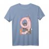 Kinder 9. Geburtstag Mädchen Katzen Outfit - Süßes Geburtstags T-Shirt für Katzenliebhaberinnen und Prinzessinnen