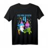 Kinder Meerestiere T-Shirt zum 4. Geburtstag für Mädchen - Lustiges Schildkröte & Delfin Motiv Geschenkidee