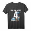 Kinder 4. Geburtstag Polizei Shirt - Süßes Geschenk für Jungen und Mädchen zum Geburtstag, Kindergarten & Schule
