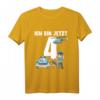 Kinder 4. Geburtstag Polizei Shirt - Süßes Geschenk für Jungen und Mädchen zum Geburtstag, Kindergarten & Schule