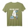 Kinder 4. Geburtstag Polizei Shirt - Süßes Geschenk für Jungen und Mädchen zum Geburtstag, Kindergarten & Schule