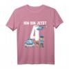Kinder 4. Geburtstag Polizei Shirt - Süßes Geschenk für Jungen und Mädchen zum Geburtstag, Kindergarten & Schule