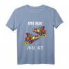 Kinder Zug T-Shirt zum 2. Geburtstag - Cooles Eisenbahn Motiv für Jungen & Mädchen, Geschenkidee & Partydekoration