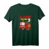 Kinder Feuerwehr T-Shirt für 3-jährige Jungen – Perfektes Geburtstagsshirt & Geschenkidee für Kleinkinder zum 3. Geburtstag