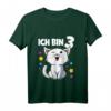 Kinder T-Shirt 'Ich bin 3 Jahre alt' mit Katze – Süßes Geburtstagsgeschenk für Mädchen zum 3. Geburtstag