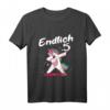 Kinder T-Shirt 'Endlich 5' mit Einhorn – Witziges Geburtstagsoutfit für Mädchen zum 5. Geburtstag