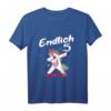 Kinder T-Shirt 'Endlich 5' mit Einhorn – Witziges Geburtstagsoutfit für Mädchen zum 5. Geburtstag