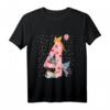 Süßes Katzen-Outfit für 4-Jährige Mädchen - Geburtstags T-Shirt für die 4. Geburtstagsparty mit Kätzchen-Motiv