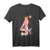 Süßes Katzen-Outfit für 4-Jährige Mädchen - Geburtstags T-Shirt für die 4. Geburtstagsparty mit Kätzchen-Motiv