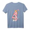 Süßes Katzen-Outfit für 4-Jährige Mädchen - Geburtstags T-Shirt für die 4. Geburtstagsparty mit Kätzchen-Motiv