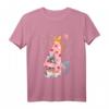 Süßes Katzen-Outfit für 4-Jährige Mädchen - Geburtstags T-Shirt für die 4. Geburtstagsparty mit Kätzchen-Motiv