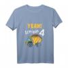 Kinder Ich bin schon 4 Jahre alt Baustelle Laster T-Shirt - Lustiges Geburtstagsgeschenk für Jungen und kleine Bauarbeiter