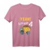 Kinder Ich bin schon 4 Jahre alt Baustelle Laster T-Shirt - Lustiges Geburtstagsgeschenk für Jungen und kleine Bauarbeiter