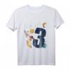 Kinder 3 Jahre Junge Mädchen Weltall Weltraum T-Shirt – Perfektes Geburtstagsgeschenk & Outfit für den 3. Geburtstag