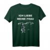 Ich liebe meine Frau T-Shirt mit Angel Spruch – Lustiges Angel-Shirt für Angler, Väter, Opas & Naturfreunde als Geschenkidee für Urlaub & Freizeit