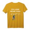 Ich liebe meine Frau T-Shirt mit Angel Spruch – Lustiges Angel-Shirt für Angler, Väter, Opas & Naturfreunde als Geschenkidee für Urlaub & Freizeit