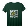 Komm Her Fischi Fischi Angeln Angler Petri Heil Geschenkidee – Lustiges Langarmshirt für Angler, Männer, Frauen & Kinder