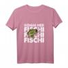 Komm Her Fischi Fischi Angeln Angler Petri Heil Geschenkidee – Lustiges Langarmshirt für Angler, Männer, Frauen & Kinder