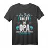 Lustiges Angel T-Shirt für Fischer und Opa - Perfektes Geschenk für Angler, Fischer und Fischliebhaber zu Weihnachten & Geburtstag